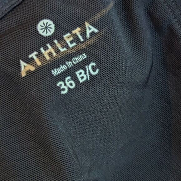 Athleta Twister Tankini 36B/C 36B 36C black underwire - Picture 5 of 6